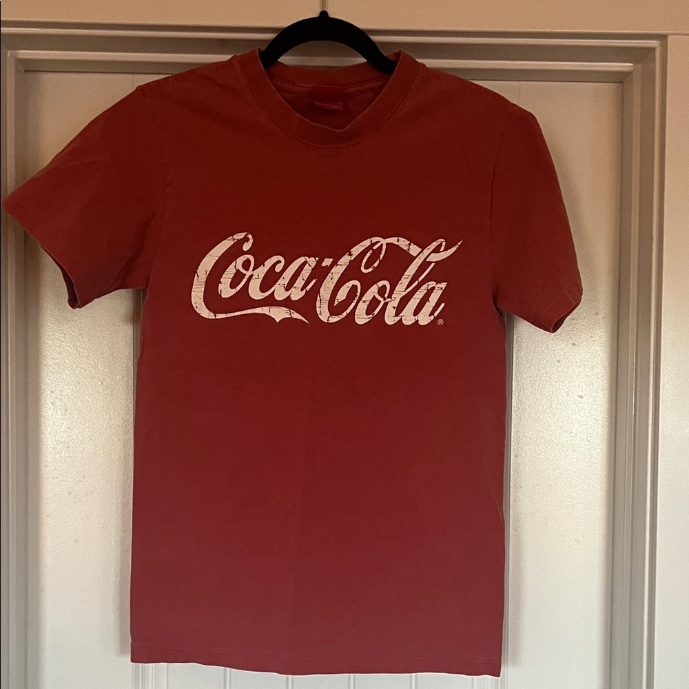 Coca Cola Women's Red Logo Short Sleeve Tee